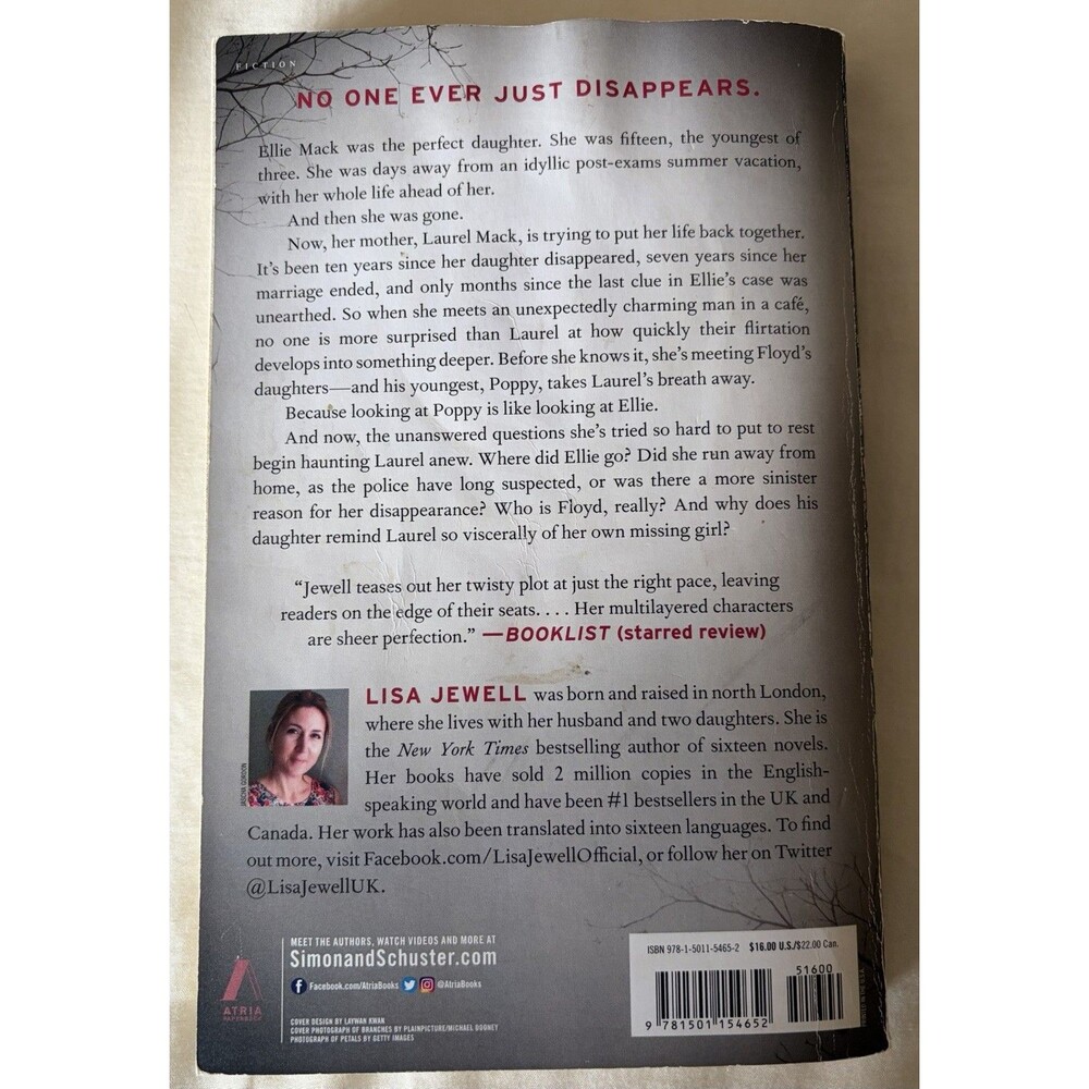 Then She Was Gone by Lisa Jewell (Paperback) - Psychological Thriller Acceptable - Picture 2 of 5